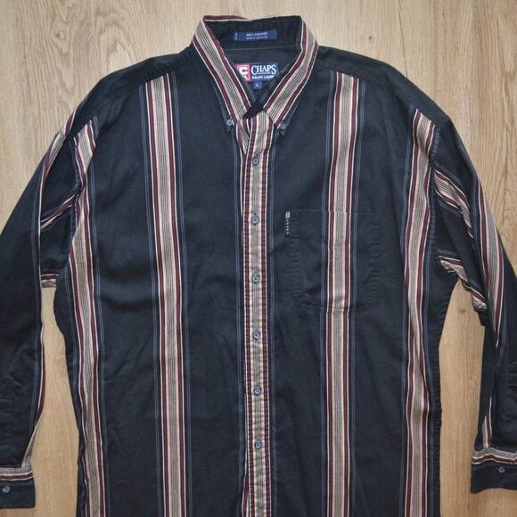 Chaps Ralph Lauren Button-Down Shirt Size Large - Picture 2 of 4